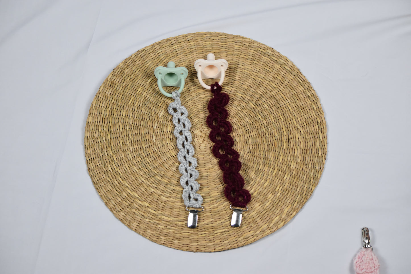 Crochet Pacifier Clip